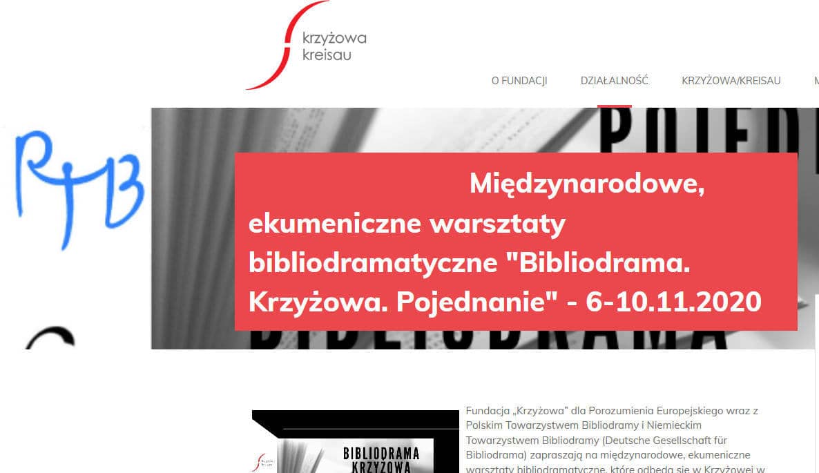 Międzynarodowe, ekumeniczne warsztaty bibliodramatyczne